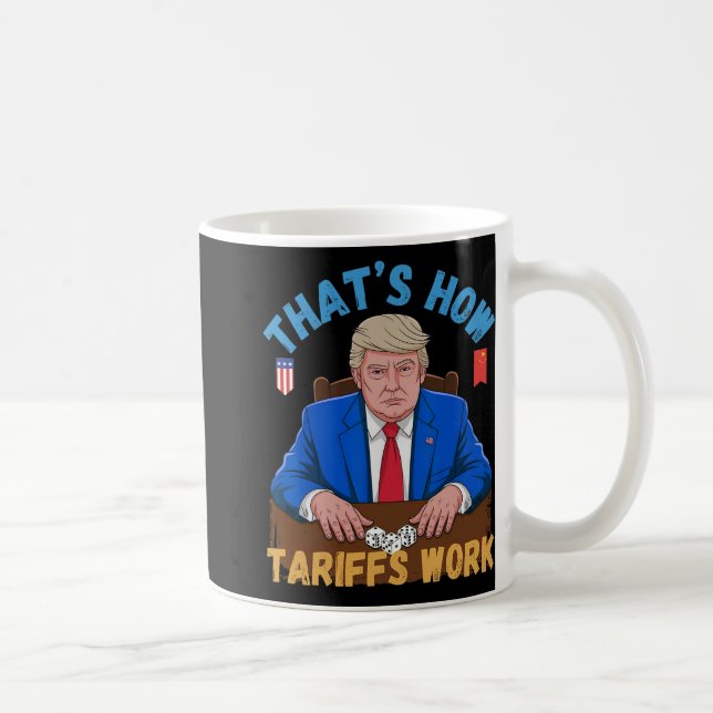 Det är så taxor fungerar med en trumptaxa kaffemugg (Höger)
