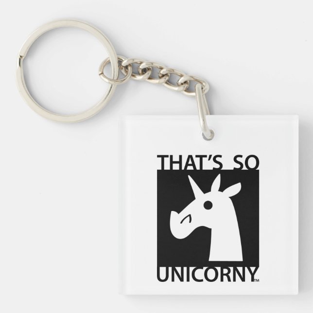 Det är så Unicorny Keychain (Framsidan)