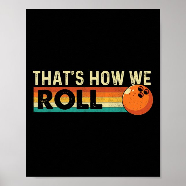 Det är så vi rullar - Bowling Bowlareare Poster (Framsidan)