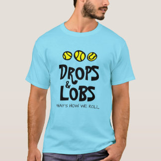 Det är så vi rullar roliga tennis t shirt