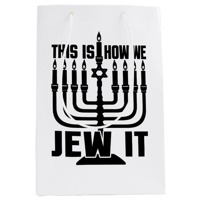 Det är så vi vill, Menorah Jewish Helgdag Gift (Framsidan)