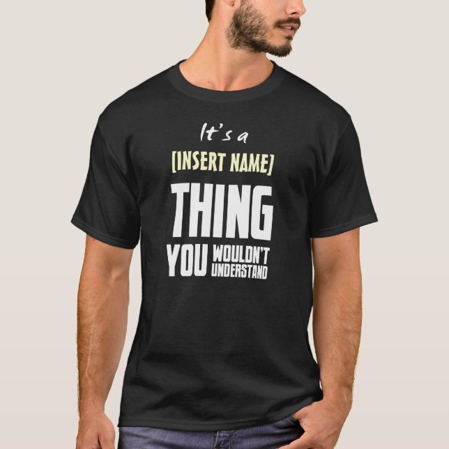 DET är SAKEN för A [mellanläggsnamn] T Shirt (Framsida)
