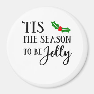 Det Är Säsong Att Vara Jul Mistel Magnet