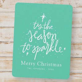 Det är säsong för Gnistra Modern Julgran Julkort