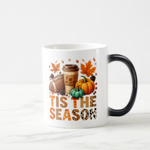Det är säsong hösttid med fotboll och kaffe magisk mugg