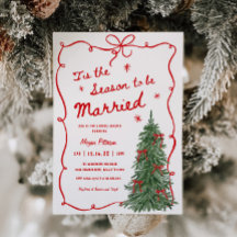 Det är säsongen att bli gift Holiday Bridal Shower