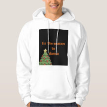 det är säsongen att dansa julgran hoodie