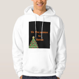 det är säsongen att dansa julgran hoodie