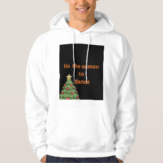 det är säsongen att dansa julgran hoodie