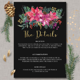 Det Är Säsongen Att Gifta Sig Vinter Jul Rosa Tilläggskort