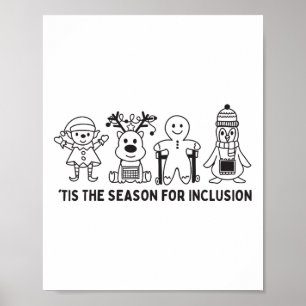 Det Är Säsongen För Inkludering Ot Pt Slp Terapeut Poster