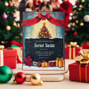 Det är säsongen för Secret Santa-inbjudningskort Inbjudningar
