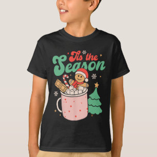 Det Är Säsongen Jul Varm Choklad Pepparkakor Coo T Shirt