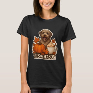 Det Är Säsongen Lagotto Romagnolo Hund Höst Fall P T Shirt