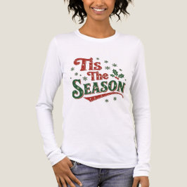 Det är säsongen minimal chic Santa jul tee