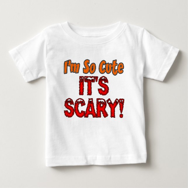 Det är Scary Baby Halloween. Tee Shirt (Framsida)