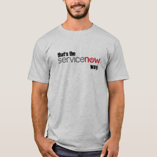 Det är ServiceNowen långt T-shirt