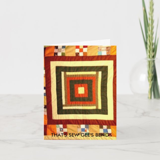 DET ÄR SEW GEE'S BEND TACK KORT (Framsida)