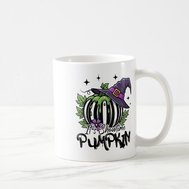 Det är Showtime Pumpkin Witch Halloween-taloky Kaffemugg (Höger)