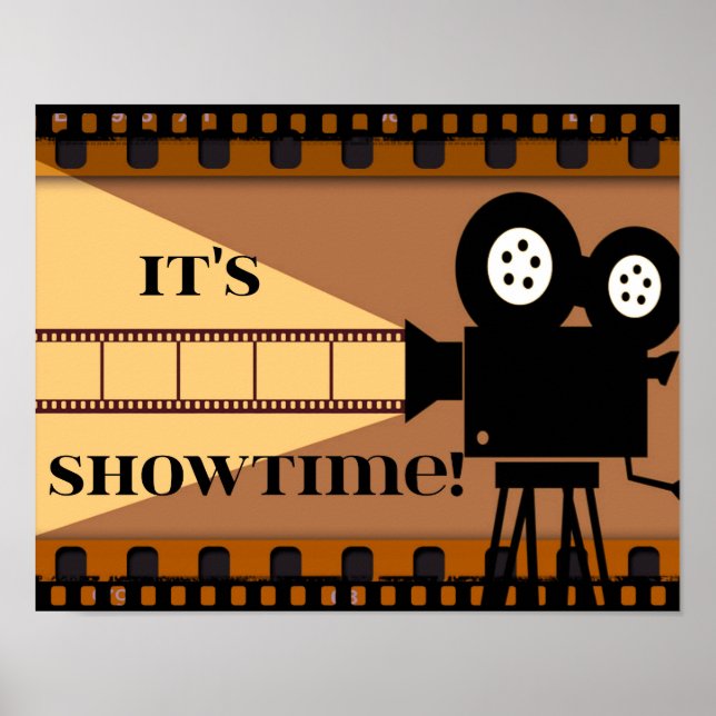"Det är Showtime!" Theater Poster (Framsidan)
