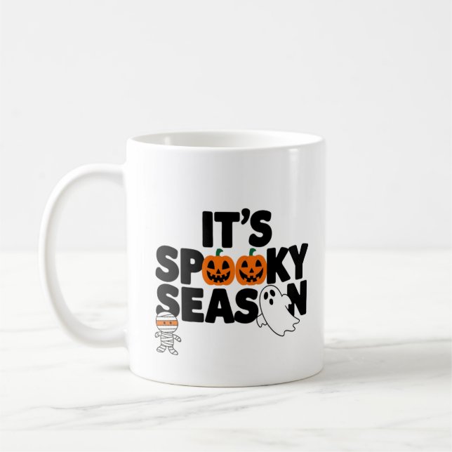 Det är skumma säsongen söt design kaffemugg (Vänster)