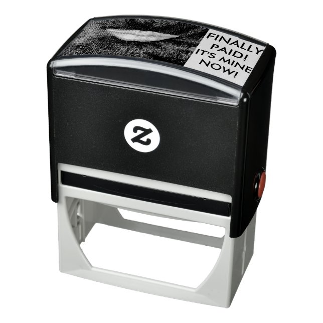 DET ÄR SLUTLIGEN BETALAT Rubber Frimärke Självfärgande Stämpel (Produkt)