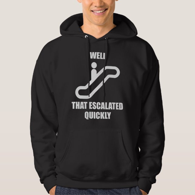 Det är snabbt. hoodie (Framsida)