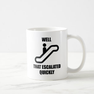 Det är snabbt. kaffemugg
