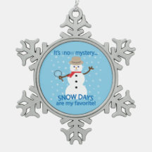 Det är snö Mysteridetektiv Snögubbe Blue