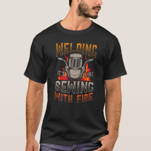 Det är som att syna med eld Metalsmith Fabr T Shirt