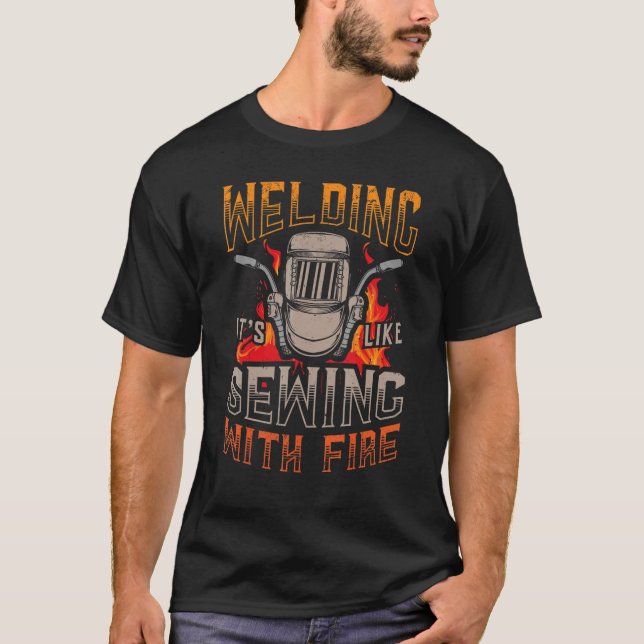 Det är som att syna med eld Metalsmith Fabr T Shirt (Framsida)