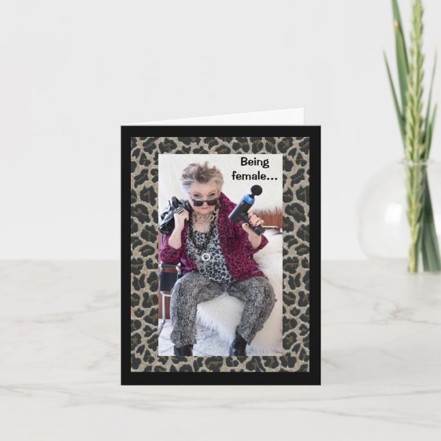 Det är som att vara kvinna.. kort (Framsida)