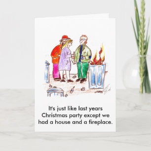 Det är som förra året party. helgkort