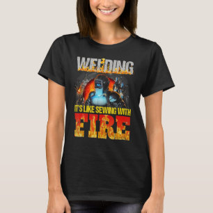 Det är som Sewing W. T Shirt