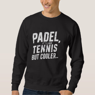 Det är som tennis B Lång Ärmad Tröja