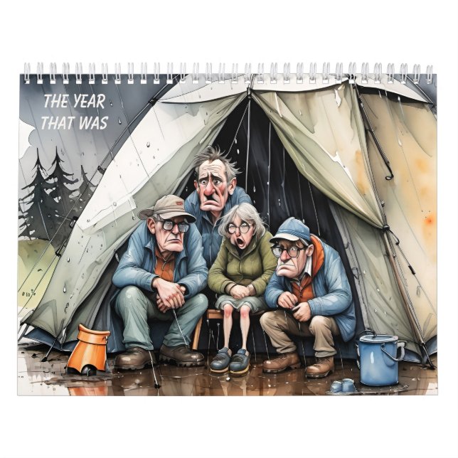 Det år som var - Nya Zeelands Tecknad-kalender Kalender (Omslag)