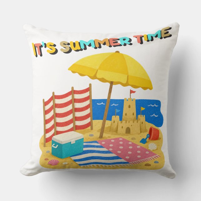 det är sommar kudde (Framsida)