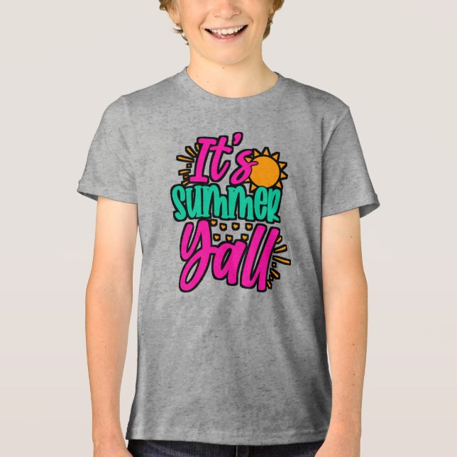 Det är sommar Y'all-54808 T Shirt (Framsida)