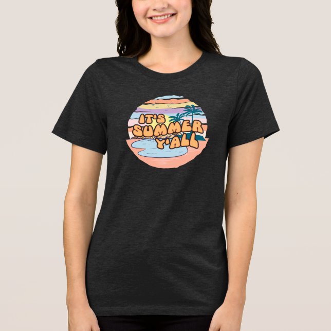 "Det är sommar Y'all T Shirt (Framsida)