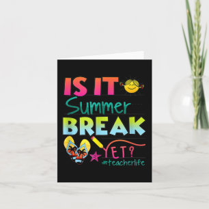 Det är sommarlov än Appreciation lärare 1  Kort