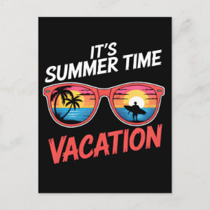 Det är sommarlovsstämning vykort