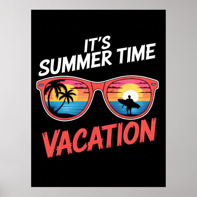 Det är sommarlovsvibbar poster (Framsidan)