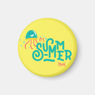 Det är sommartid  Lilla Octopus Magnet