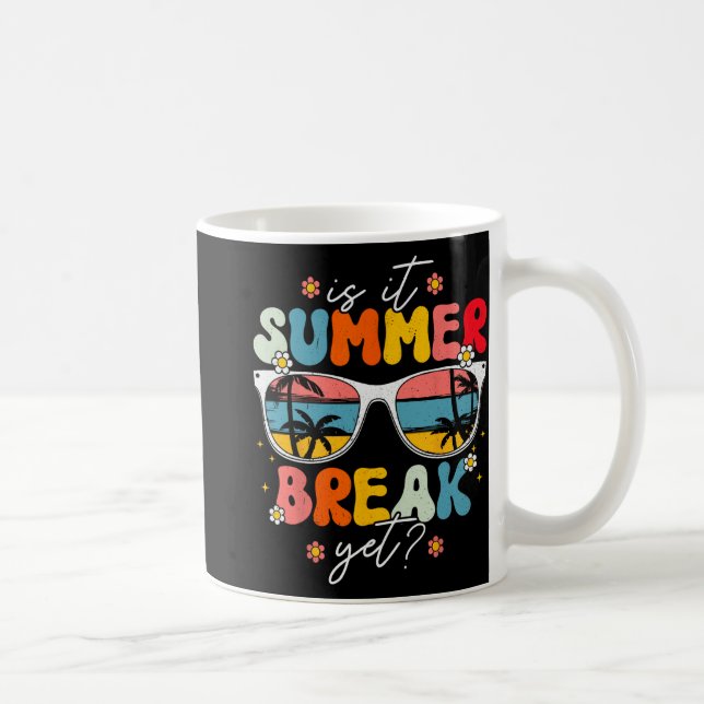 Det är sommaruppehåll och lärare förra dagen. kaffemugg (Höger)