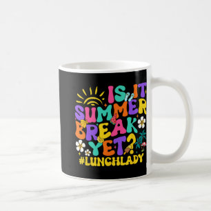 Det är sommaruppehållet än Dam förra skoldagen Kaffemugg