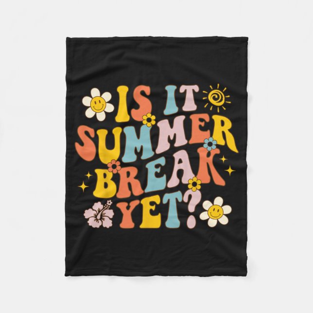 Det är sommaruppehållet än i går, lärare Gro Fleecefilt (Framsidan)