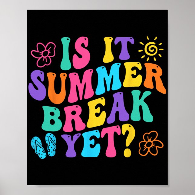 Det är sommaruppehållet än i går, Lärare Vac Poster (Framsidan)