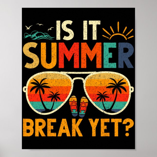 Det är sommaruppehållet än i går, Lärare Vac Poster (Framsidan)