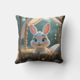 Det är Sömnig tid för Haiku i Bunny Kudde