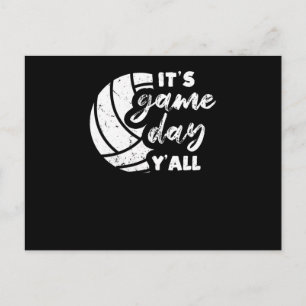 Det är speldagen allesammans Rollig volleybollspel Vykort